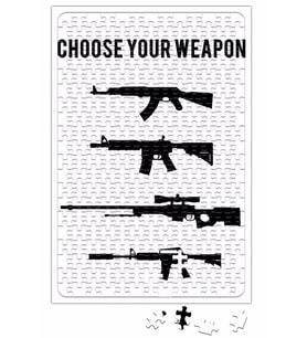 Cs Go Counter Strike Choose Your Weapon Puzzle 240 Parça Yapboz