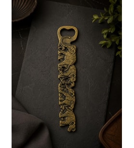 Açacak Metal Fil Desenli Şişe Açacağı 15 cm Dekoratif