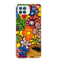 PrintiFy Oppo Reno 4 Lite  ile Uyumlu 1mm Slim Fit Retro Renkler 2 Baskılı Şeffaf  Kılıf