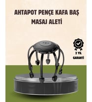 Kafa Masaj Cihazı 8 Motorlu 360 Derece Tam Kapsamlı Rahatlatıcı Masaj