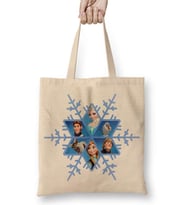 Elsa Anna Snowflake Frozen Snowflake Bez Çanta Uzun Saplı