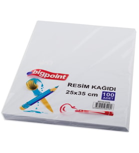 Bigpoint 120 Gram Resim Kağıdı 25x35cm 100'lü Paket