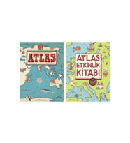 Atlas + Atlas Etkinlik Kitabı 2 Kitap Aleksandra Mızıelınska