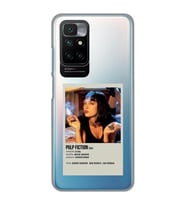 Redmi 10 2022 Uyumlu Pulp Fiction Minimalist Poster Desenli Şeffaf Telefon Kılıfı
