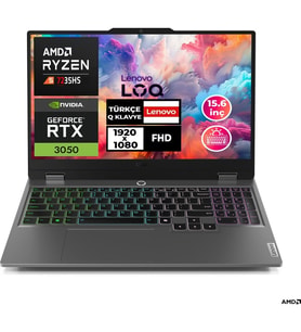Lenovo Loq 15ARP9 Ryzen 5-7235HS 16GB 1tb SSD 6 GB RTX3050 15.6" Fdos Gaming Laptop 83JC000QTR 002