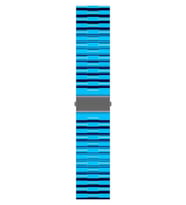 Galaxy Watch 3 45mm KRD-27 Şeffaf Renkli Transparan Silikon Kordon (Mavi)