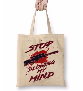 Stop Blowing My Mind Bez Çanta Uzun Saplı