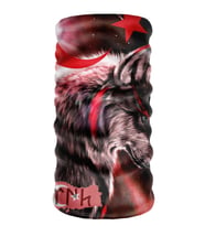 Bebo Store Extreme Outdoor Spor , Motorcu ve Bisiklet Kullananlara Özel Desenli Buff Boyunluk Bandana Balaklava (Kurt-214)