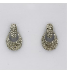 Gold Vip Vintage Tasarım Küpe (Gümüş)
