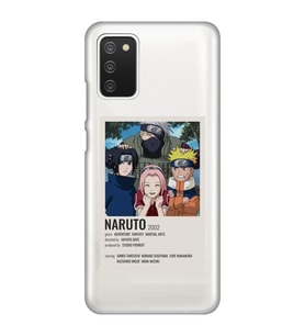 Samsung Galaxy A02S Uyumlu Naruto Anime Desenli Şeffaf Telefon Kılıfı