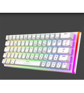 Gameagle GE2026 Caladrıa RGB Kablolu TR Layout Mekanik Beyaz Oyuncu Klavyesi