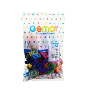 10 İNÇ - 26CM KARIŞIK RENKLİ BASKILI BALON (5343)