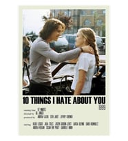 10 Things I Hate About You Alternatif Tablo Ahşap Poster Dekoratif