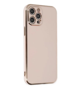 iPhone 12 Pro Max Kılıf Volet Silikon - Pembe