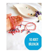 10 ADET NAZAR BONCUKLU MARTENİÇKA BİLEKLİK ŞANS ARKADAŞ SEVGİLİ EŞ ÇOCUK HEDİYE BAHAR BİLEKLİĞİ