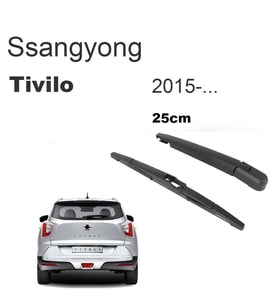 SsangYong Tivoli Arka Silecek Kolu ve Süpürgesi Set 2015 Sonrası