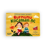 Etkinlikli Çocuk Kitabı - Duyularla Rabbimi Tanıyorum - Burnunu Kocaman Aç