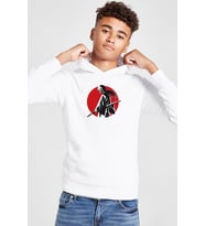 Rurouni Kenshin Samurai Logo Beyaz Çocuk 3ip Kapşonlu Sweatshirt