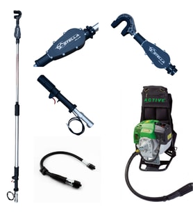 Active 6.5 Z 4.5bg 62cc 26mm 12kg Sırt Tipi Kancalı Dal Sarsıcı Benzinli Zeytin Hasat Makinesi