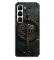 Infinix Hot 60 Kılıf Boutique Baskılı Resimli Sword Pcode -051
