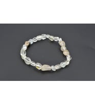 HAKİKİ DOĞAL AMORF KESİM TOPAZ BİLEKLİK 1.KALİTE DOĞAL TAŞ