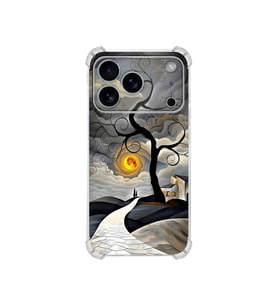 PrintiFy Apple iPhone 17pro ile Uyumlu Simya Serisi Sarmal Yolculuk Tasarımlı Uv Baskılı Köşe Korumalı Antişok Kılıf