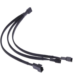 4303 Fan Çoklayıcı Y PWM Kablosu 4 pin Switch 3 pin 3 Port