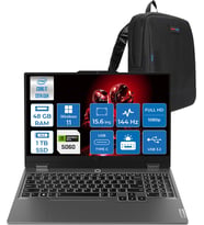 Lenovo Loq 15IRX10 Intel® Core I7-13650HX 48GB Ddr5 1tb SSD 15.6" 8GB/RTX5060 100W (1920X1080) IPS 300NITS 144Hz, G-Sync® Windows 11 Pro Gaming BILG.83JE00ETTRP13+ZETTAÇANTA