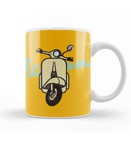 Vespa 01 Kupa Bardak Porselen
