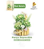 Panlos BOUTIQUE Serisi Mini Çiçek Buketi 524 Parça Oyuncak Yapım Seti -FFP1091