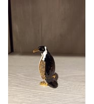 Swarovski Taşlı Penguen Mücevherlik / Dekoratif Biblo (Beyaz)