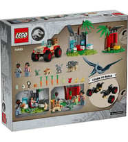 LEGO Jurassic Park 76963 Baby Dinosaur Rescue Centre