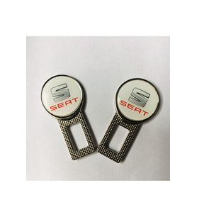 Seat Leon Ibiza Ateca Uyumlu Logolu Ikaz Ses Susturucu Metal Toka 2 Adet
