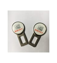 Seat Leon Ibiza Ateca Uyumlu Logolu Ikaz Ses Susturucu Metal Toka 2 Adet