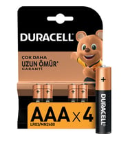 4'Lü AAA İnce Kalem Pil