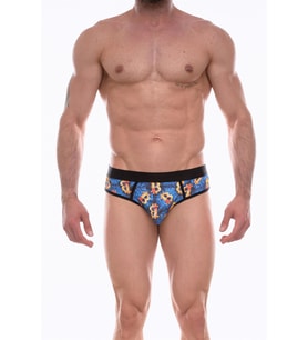 Mulvxbrf Brf02  Erkek Desenli Jockstrap Çamaşır (Mulvix)