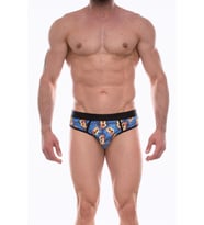 Mulvxbrf Brf02  Erkek Desenli Jockstrap Çamaşır (Mulvix)