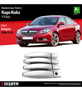 Opel Insignia Krom Kapı Kolu 4 Kapı 2008-2016
