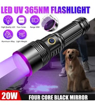 F-365 Uv 20w Şarjlı 26650 Pilli Profesyonel El Feneri