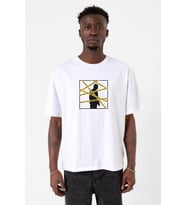 The Mentalist Crime Scene Tape Beyaz Erkek Oversize Tshirt