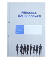 Personel Özlük Dosyası Kapsüllü İşe Giriş İçin 1 Adet (Karışık)