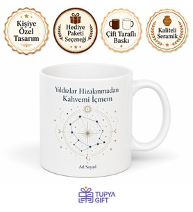 Burç Yorumsuz Güne Başlamayan Kupa Astroloji Severlere Hediye Bardak