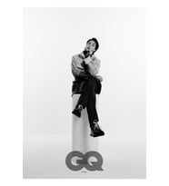 Jimin Gq Mag Tablo Ahşap Poster Dekoratif Kod4349