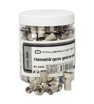 F Konnektör Rg6/u4 Geniş 100 lü Paket