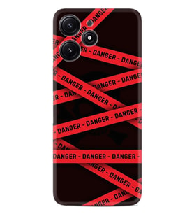 Xiaomi Poco M6 Pro 5G Kılıf Desenli Silikon Danger 1372