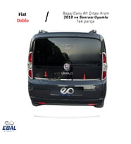 Fiat Doblo Krom Bagaj Camı Alt Çıtası 2010 Üzeri Paslanmaz Çelik