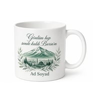 Bursalı Gurbetçiye Memleket Hasreti Kupa Bardak Bursa Hediye