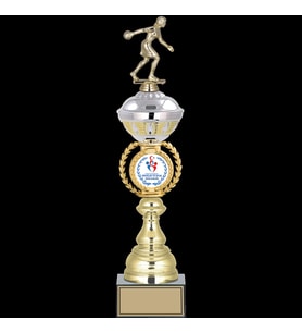 ODAK KUPA - Figürlü Kupalar - Bowling Kadın Figürlü Kupalar FG-066 B - 46 cm