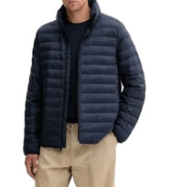 Calvin Klein Uzun Kollu Hafif Naylon Kapitone Erkek Ceket LV04LC506G-CEF (Mavi)
