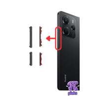 Redmi Note 14 4G Açma Kapama Ve Yan Ses Tuşu Plastik Düğme 24117RN76G Uyumlu